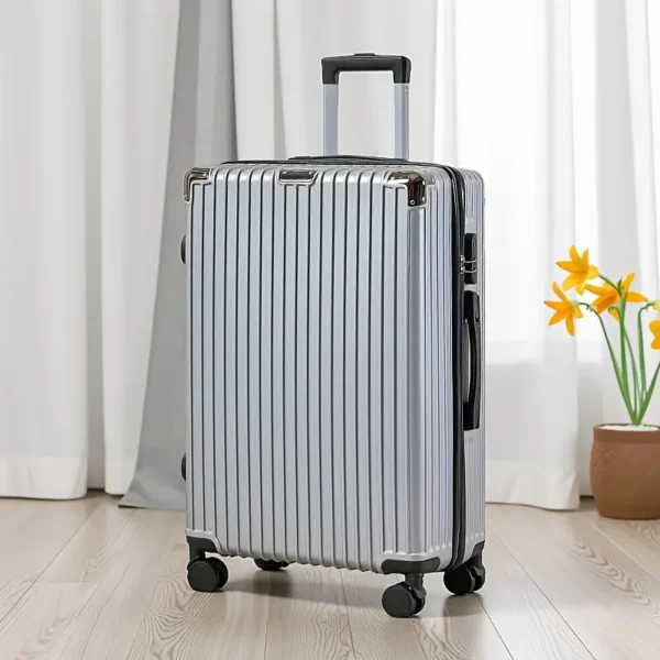 Valise de Voyage Rigide 28 Pouces – Coque ABS, Roues Pivotantes et Serrure à Code , GRAY